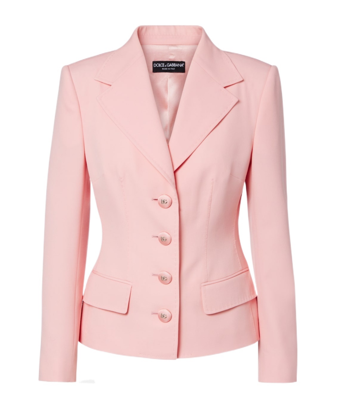 Dolce & Gabbana Wool-blend Jacket In Pink