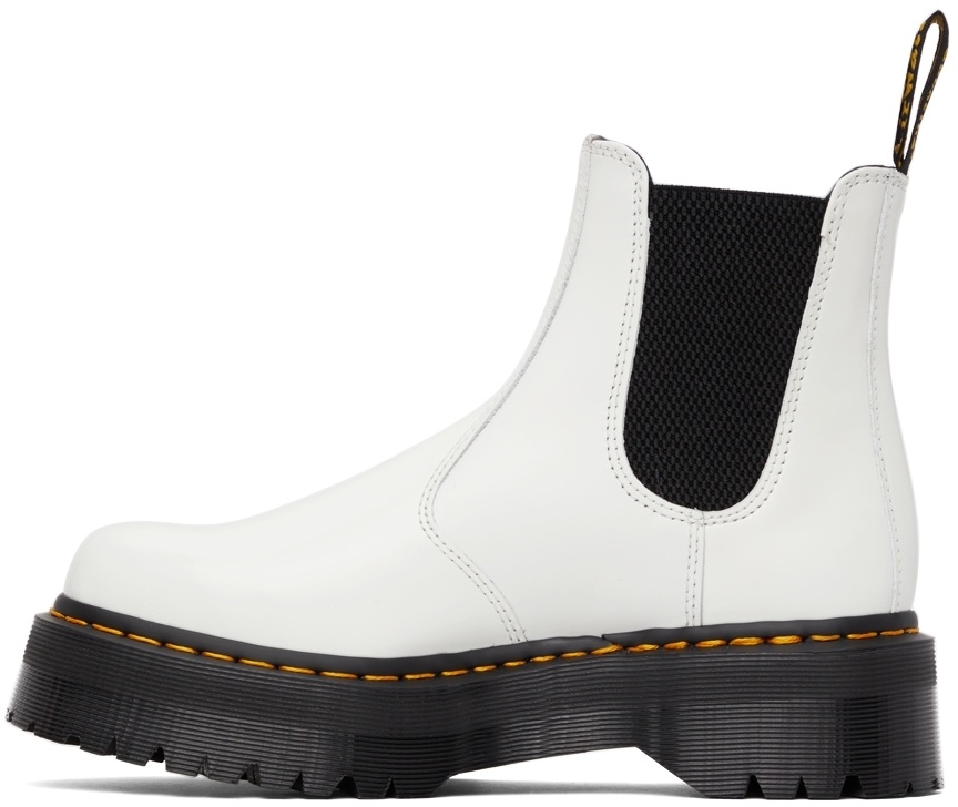 Dr. Martens' 2976 Quad Chelsea Boot In White