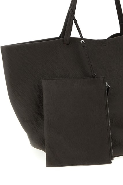 The Row Double Handle Handbag In Black