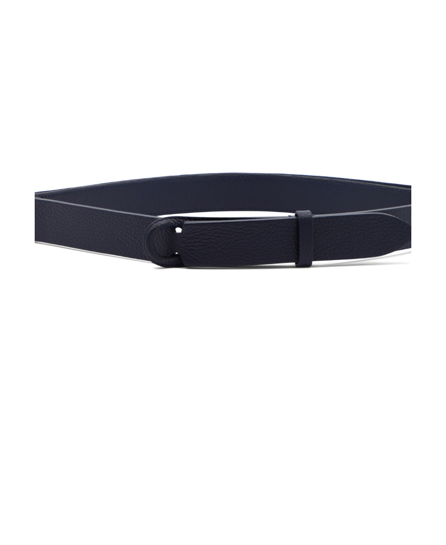 Orciani Logo Design Belt In Blue