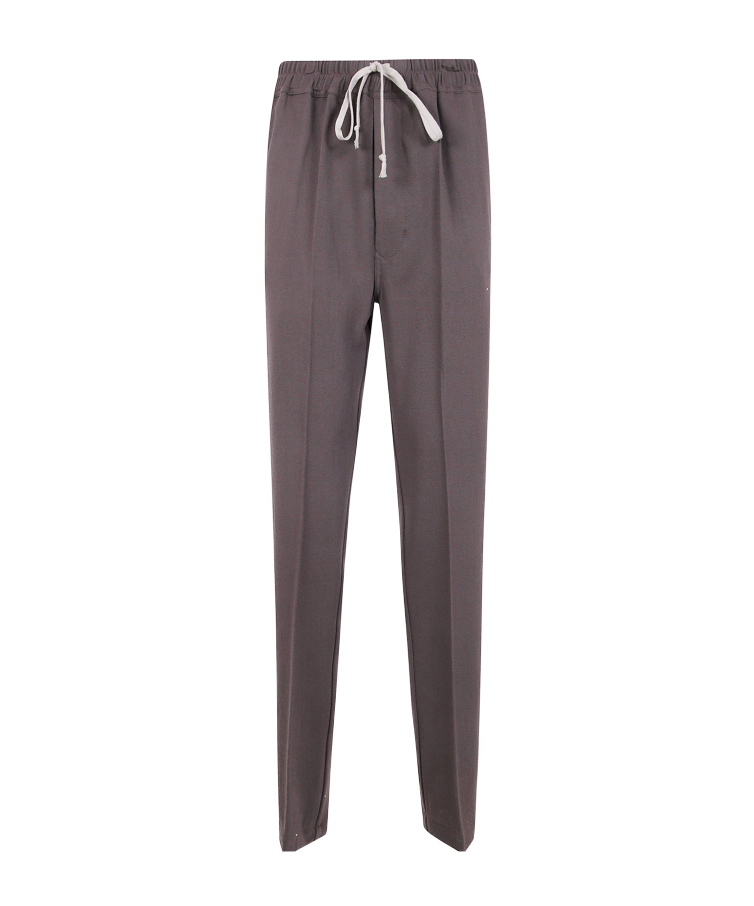 Rick Owens Concordians Drawstring Pocket Trousers In Brown