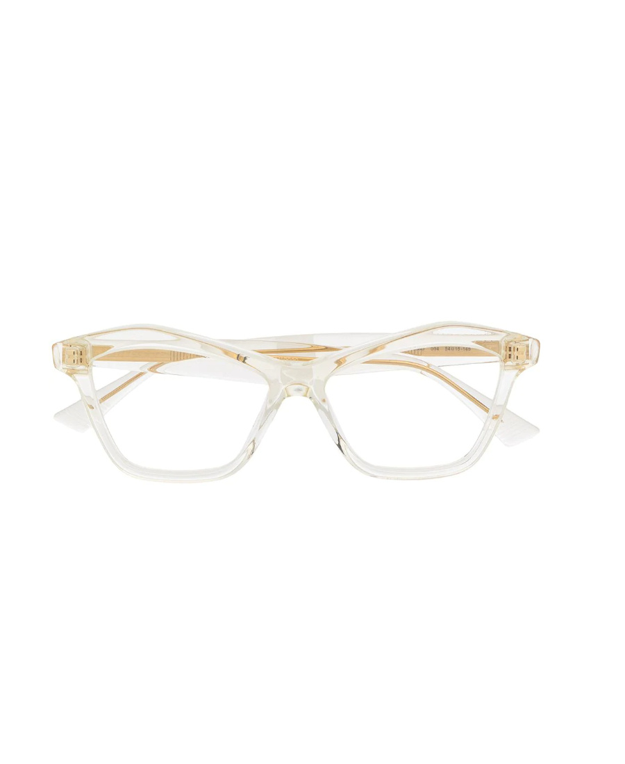 Bottega Veneta Cat-eye Clear Glasses In White