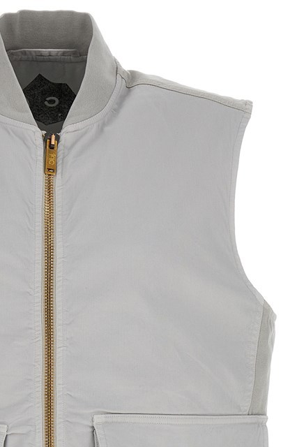 Objects Iv Life Grey Canvas Vest In Gray