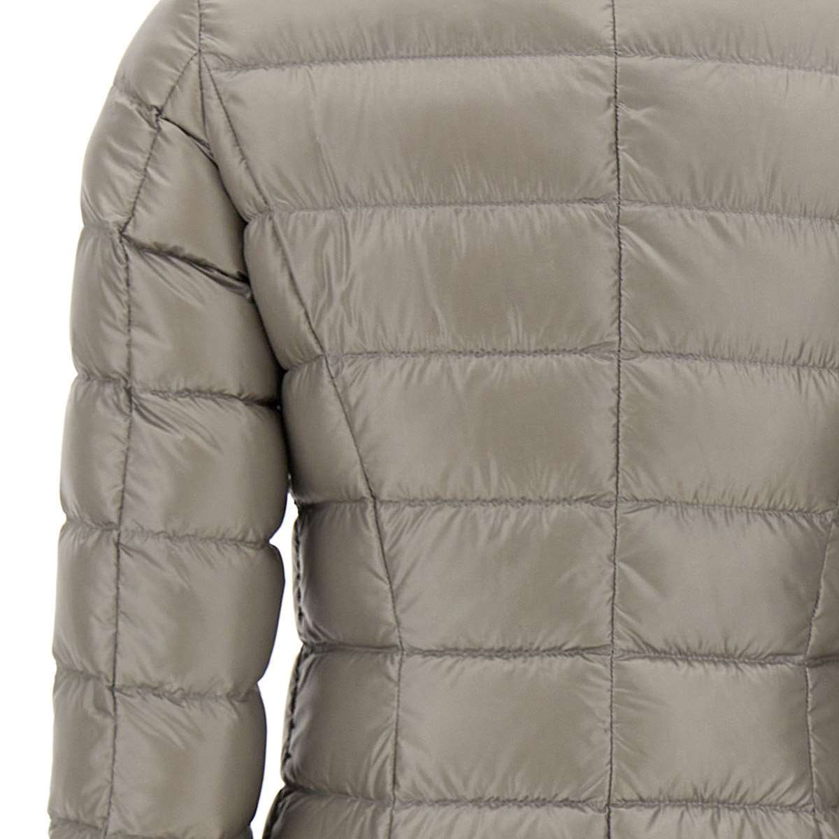 Herno Zip-up Padded Coat In Gray