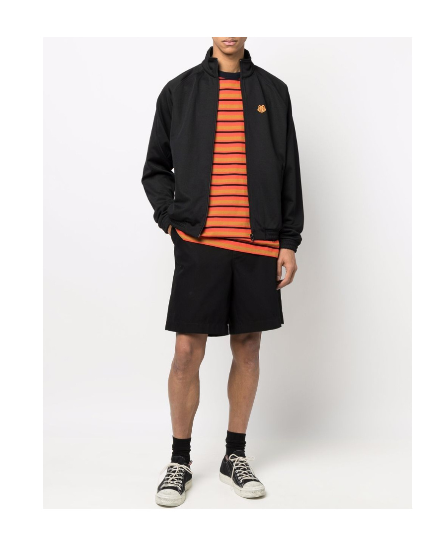 Kenzo Tiger Head Motif Sweatshirt In Black