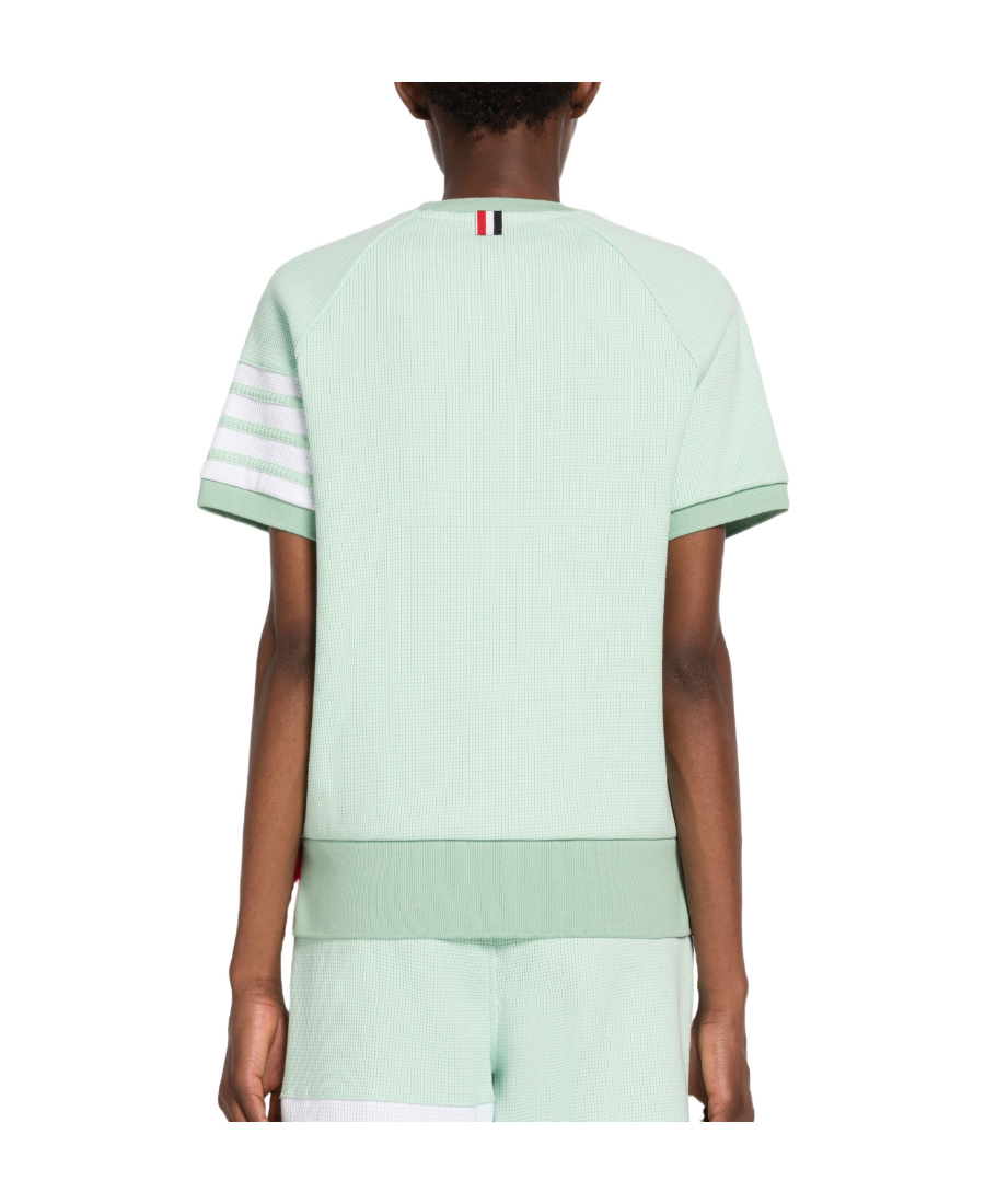 Thom Browne 4-bar Stripe T-shirt In White