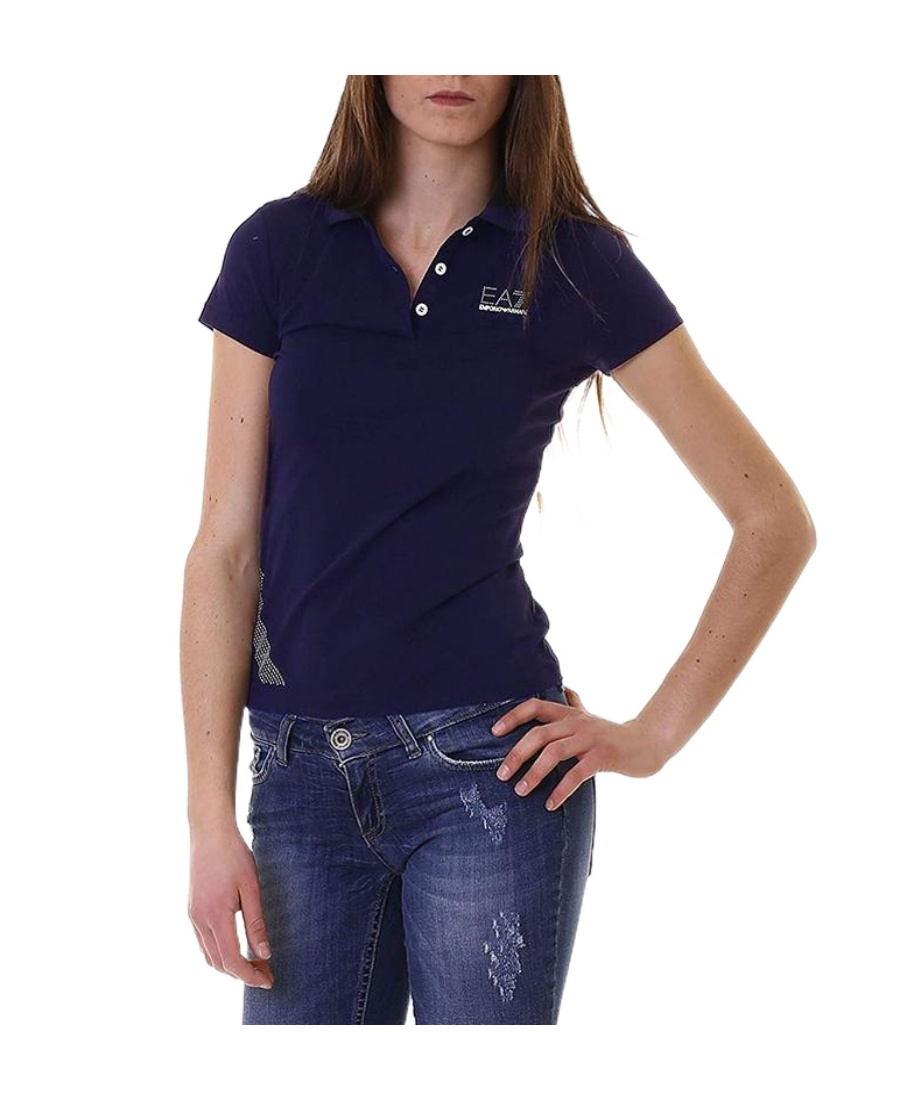 EA7 LOGO SHORT-SLEEVED POLO SHIRT