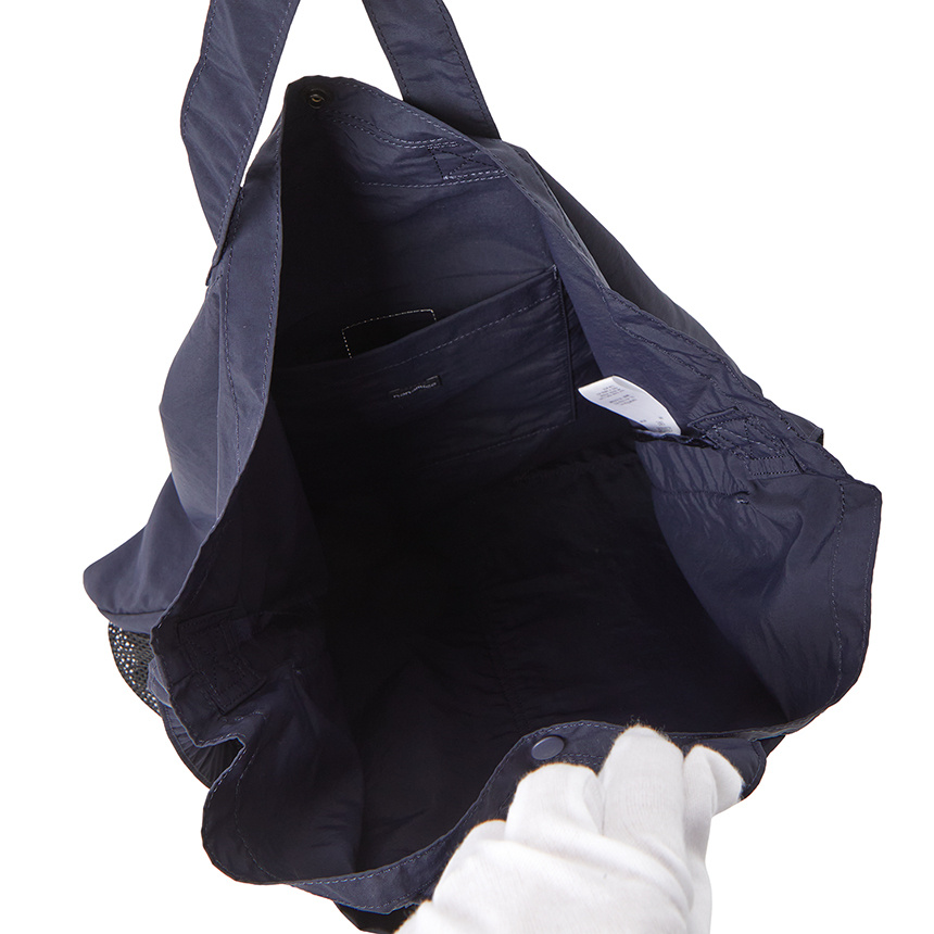 Nanamica Logo Shoulder Bag In Blue