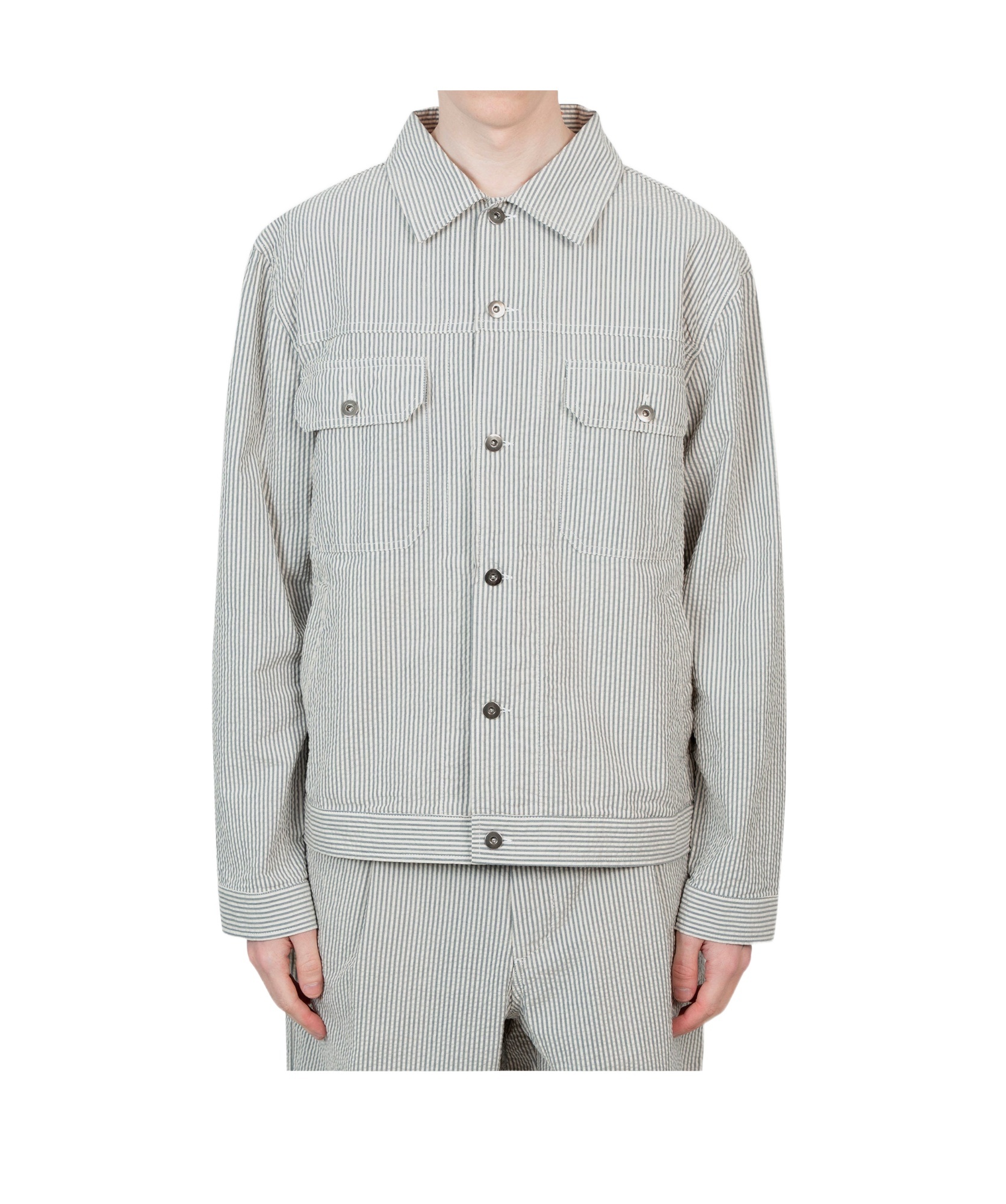 Universal Works Lapel Long Sleeve Casual Jacket
