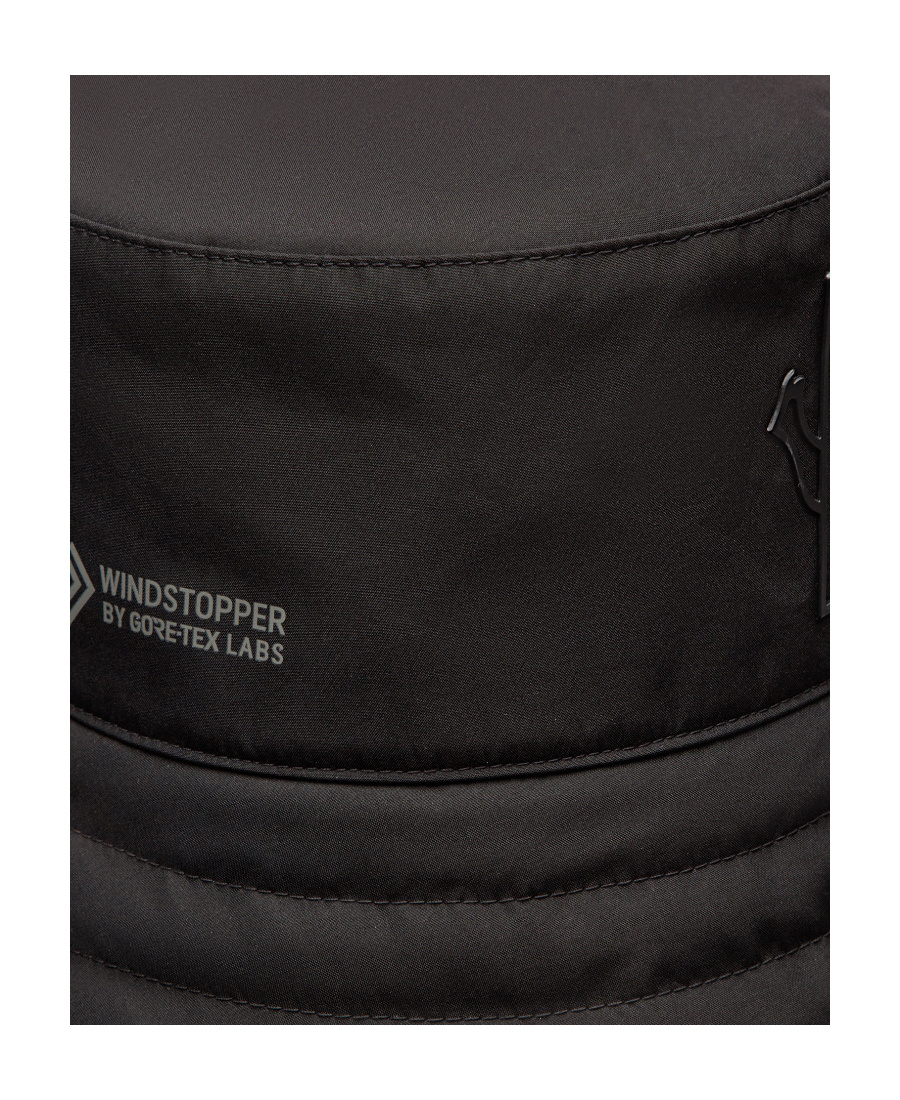 Moncler Logo-patch Gore-tex Bucket Hat In Black