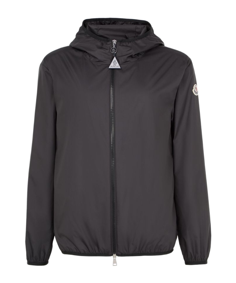 Shop Moncler Long-sleeved Casual Jacket In Black