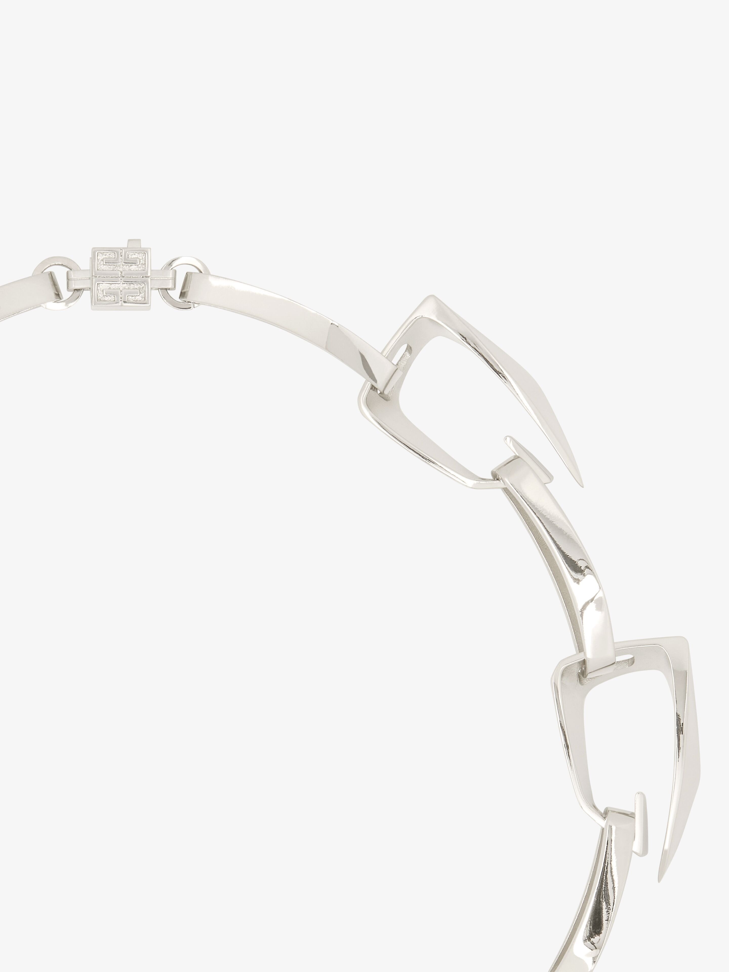 Givenchy Logo Necklace In White
