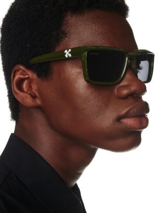 Off-white Portland Square-frame Sunglasses In Black