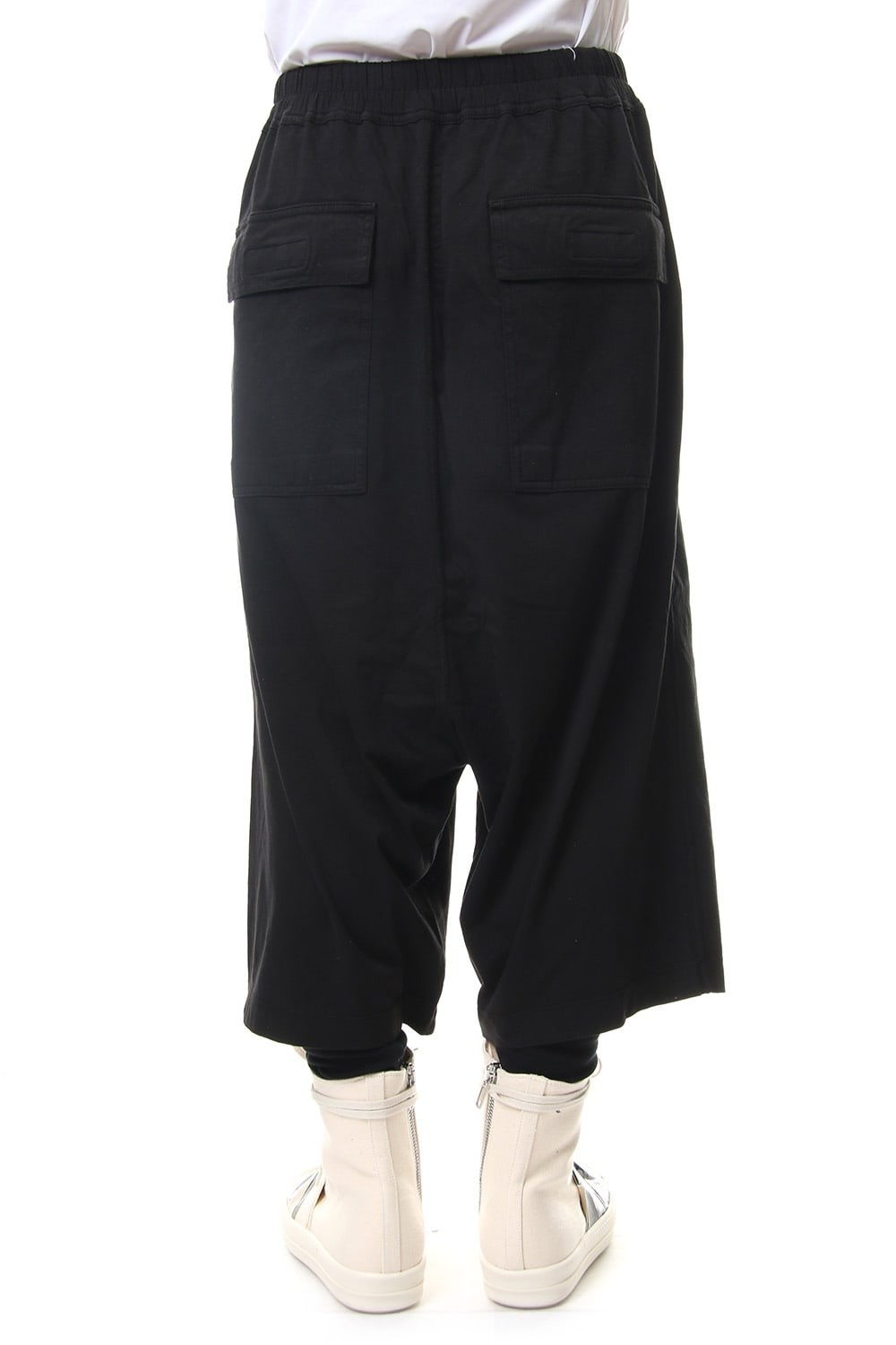 RICK OWENS DRKSHDW ROPE-DRAWING SEVEN-POINT SWEATPANTS