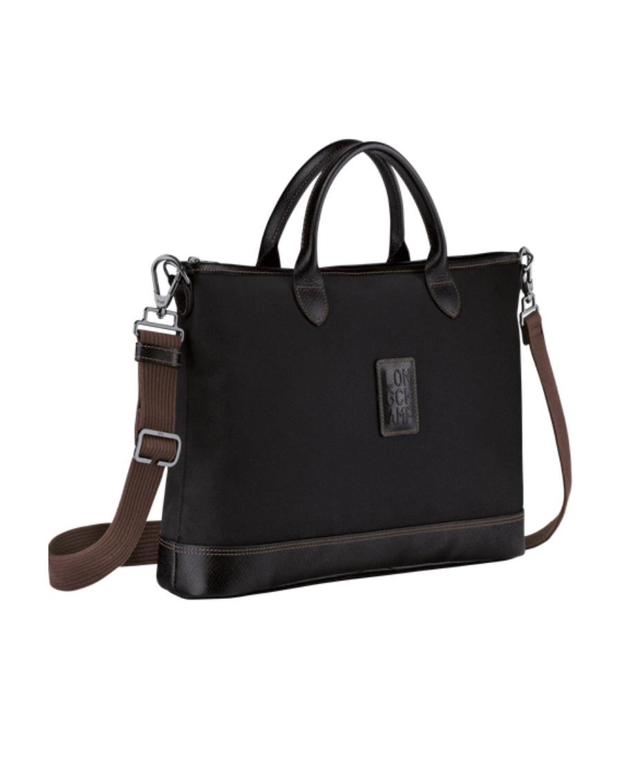 Longchamp Boxford Briefcase In Black