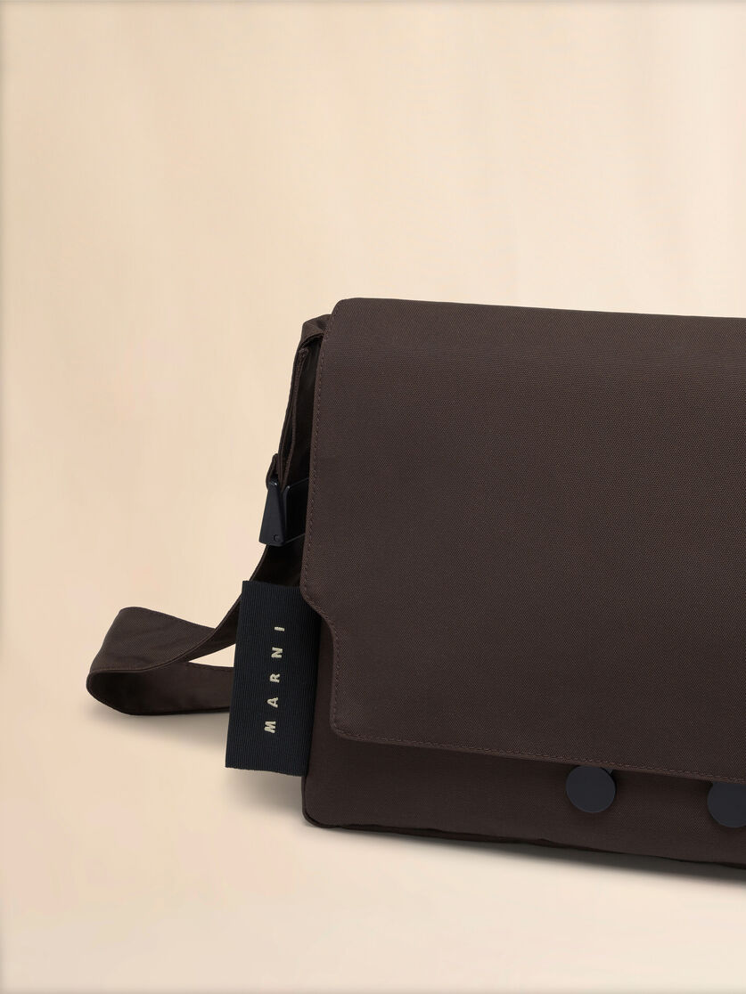 Marni Brown Cityscape Crossbody Bag In Brown
