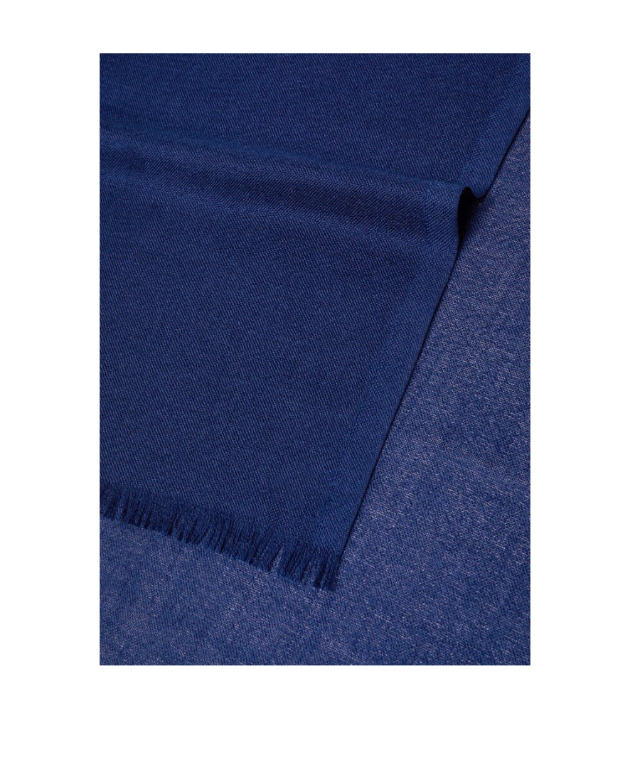 Loro Piana Plain Knitted Scarf In Blue
