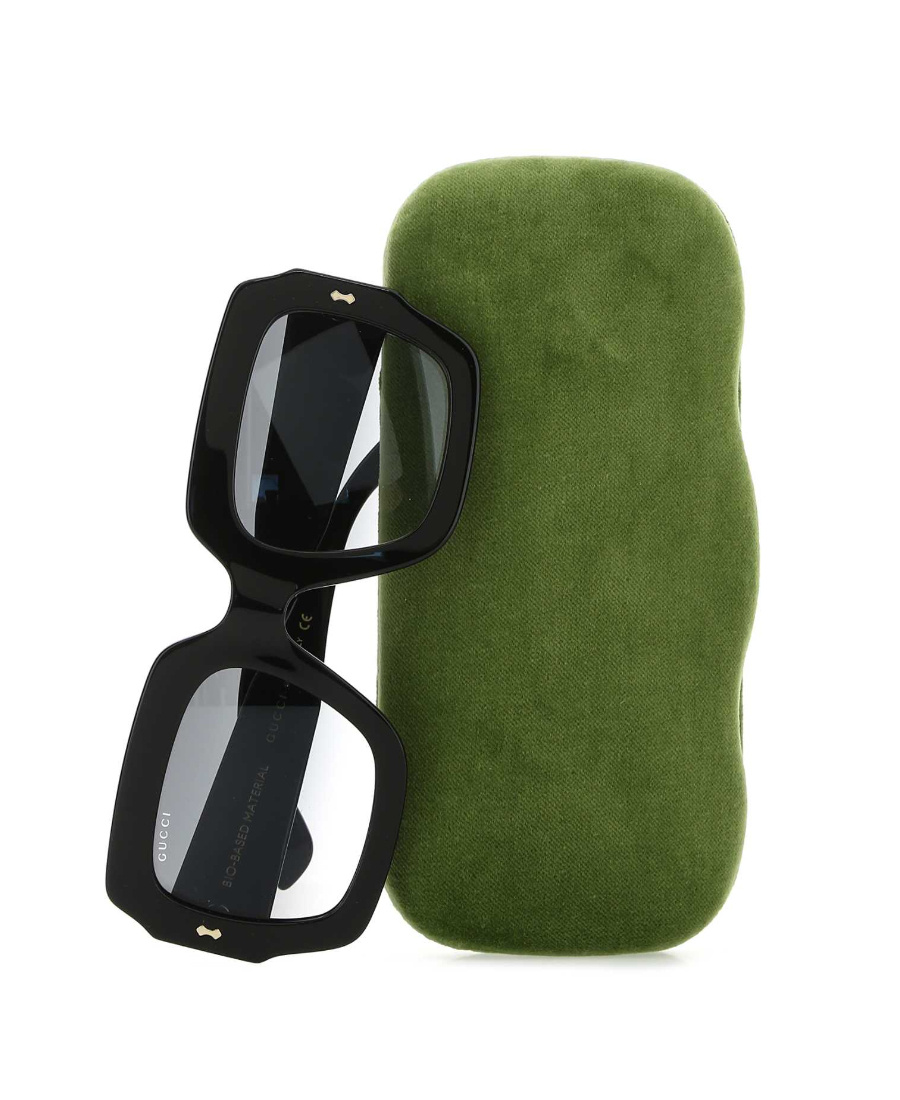 Gucci Bold Square Frame Acetate Sunglasses In Black