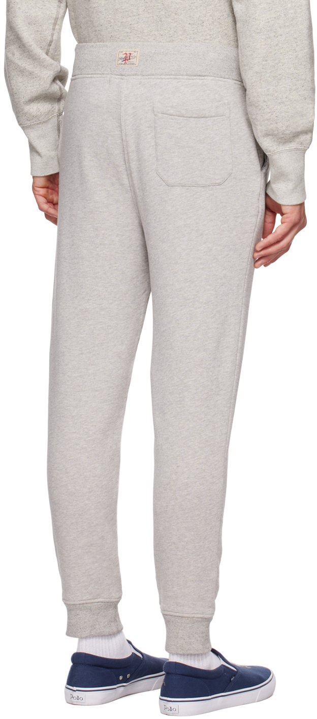 Polo Ralph Lauren Fleece Slim-cut Joggers In Gray