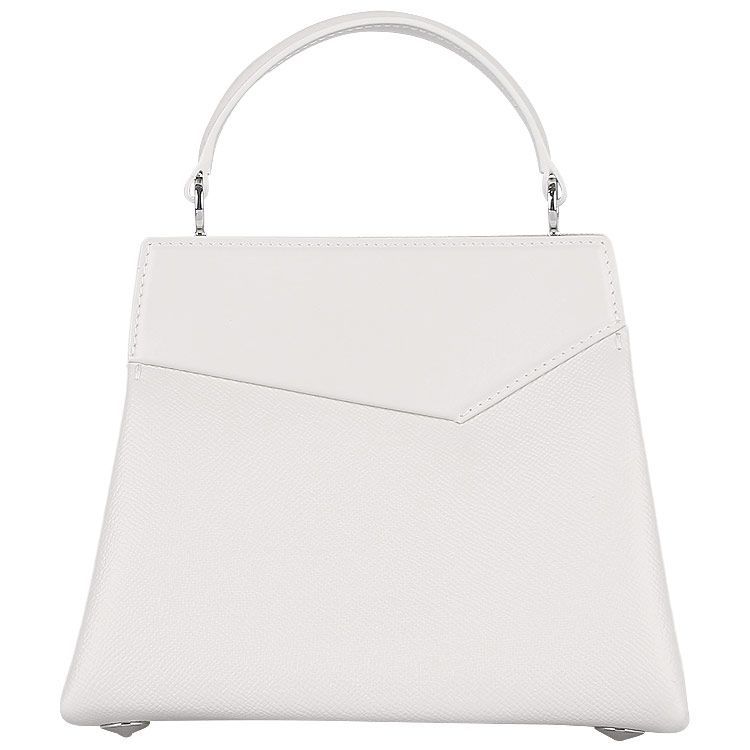 Maison Margiela Snatched Leather Shoulder Bag In Gray