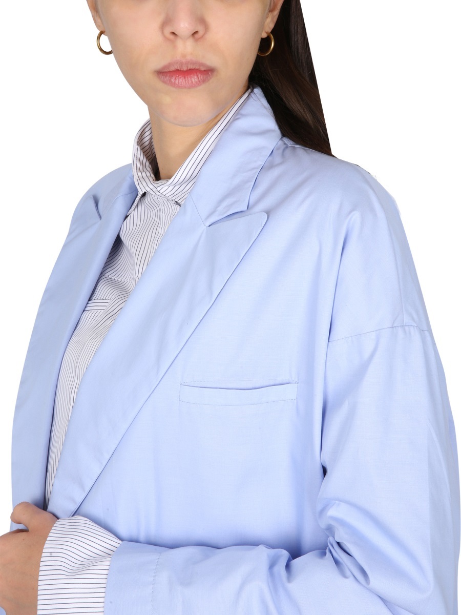 Jejia Charlotte Double-breasted Blazer In Blue