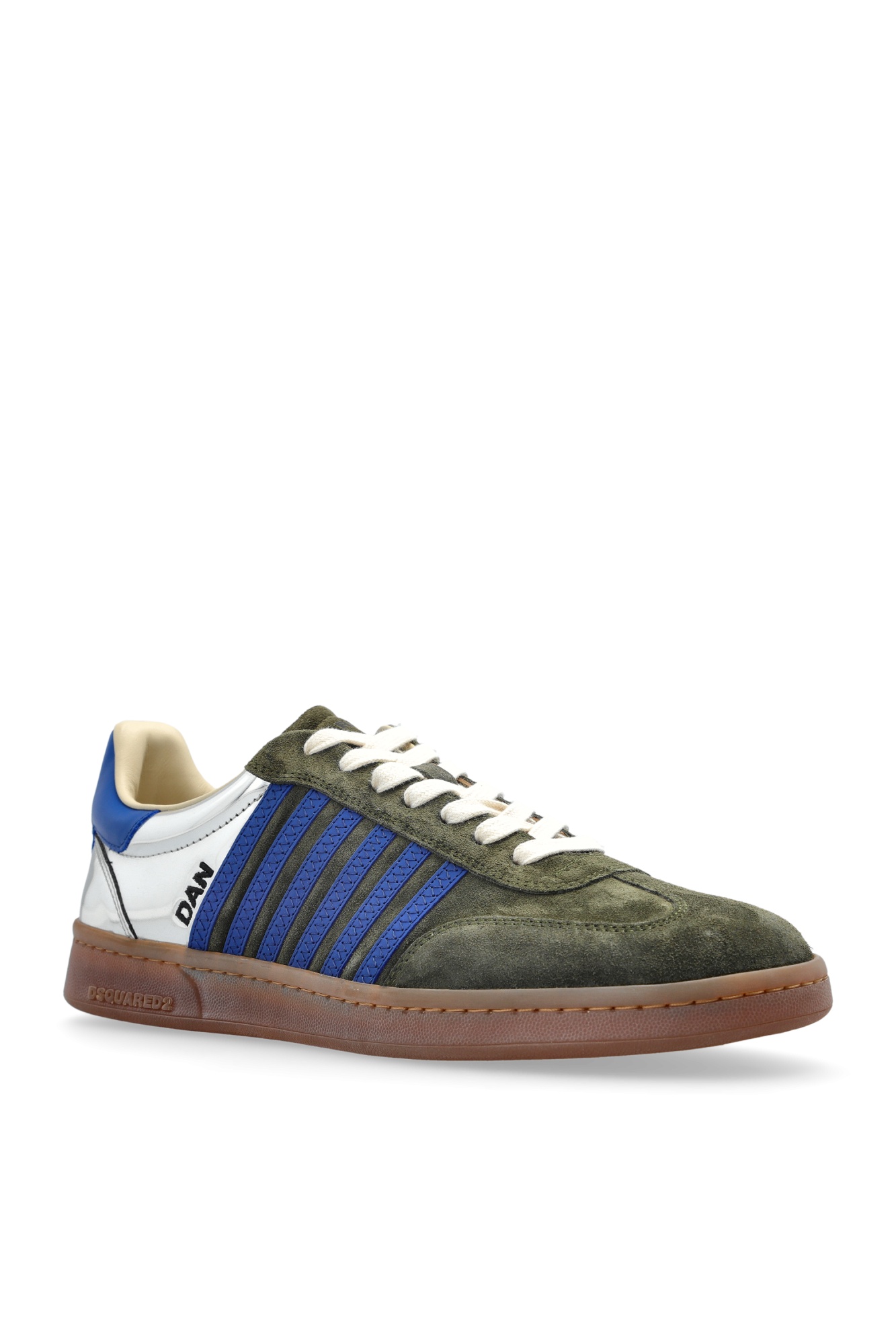 Dsquared2 Lace-up Low-top Sneakers In Green