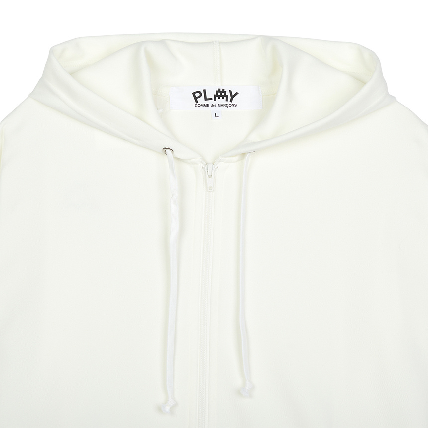Comme Des Garçons Heart-patch Drawstring Hoodie