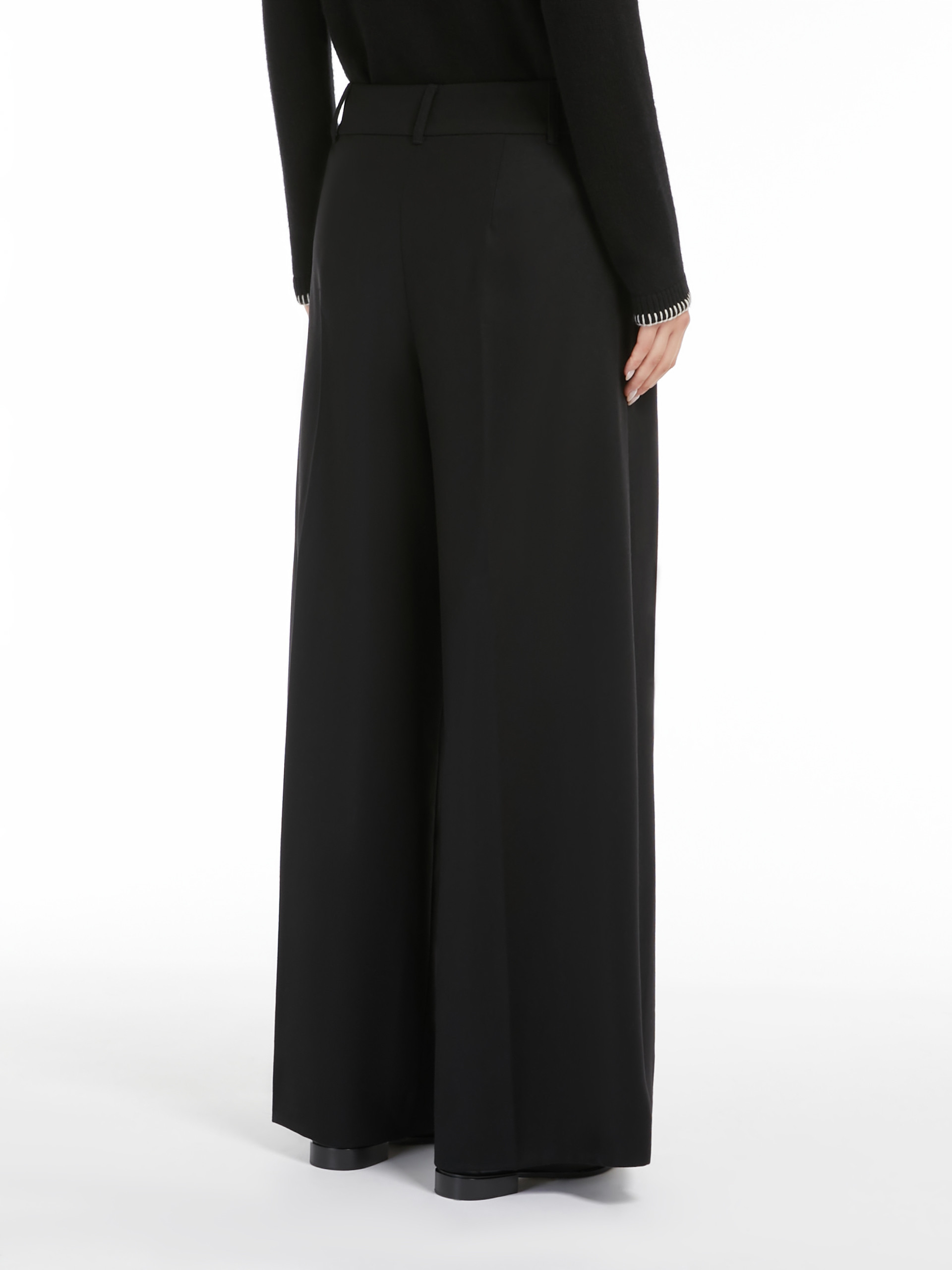 MAX MARA BELT-LOOP CASUAL PANTS