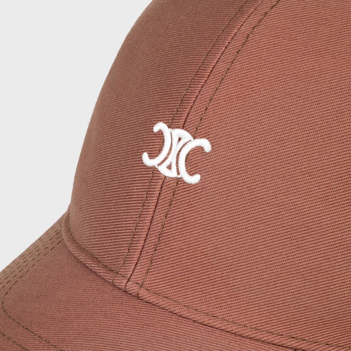 Celine Triomphe Baseball Cap In Gabardine Coton Washed