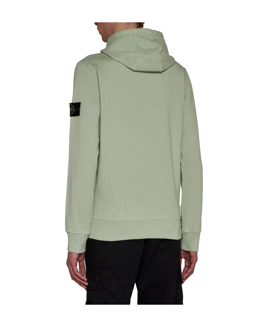 Stone Island Hoodie In Green