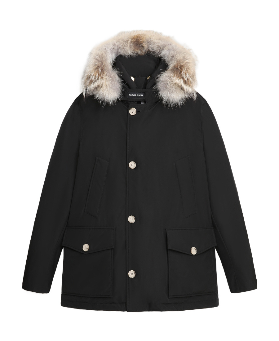 Woolrich Arctic Anorak Down Jacket In Black