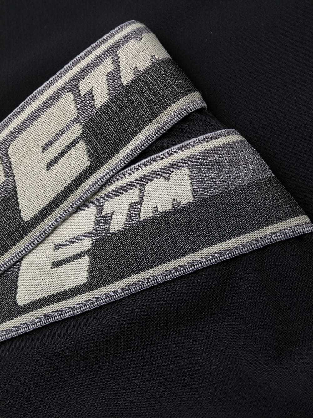 Off-white Athl Logo Band Leggings Black No Color In Black