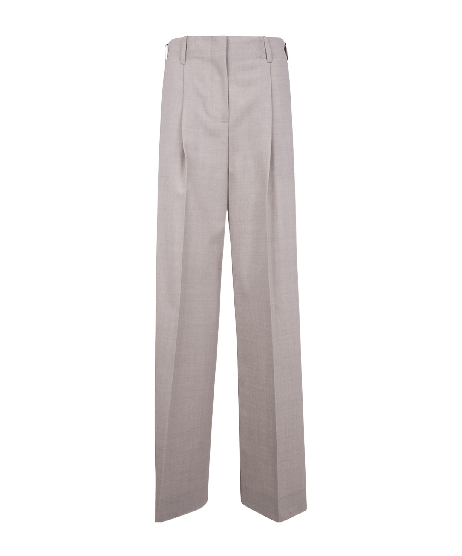 P.a.r.o.s.h Parosh Wide Leg Troseurs In Gray