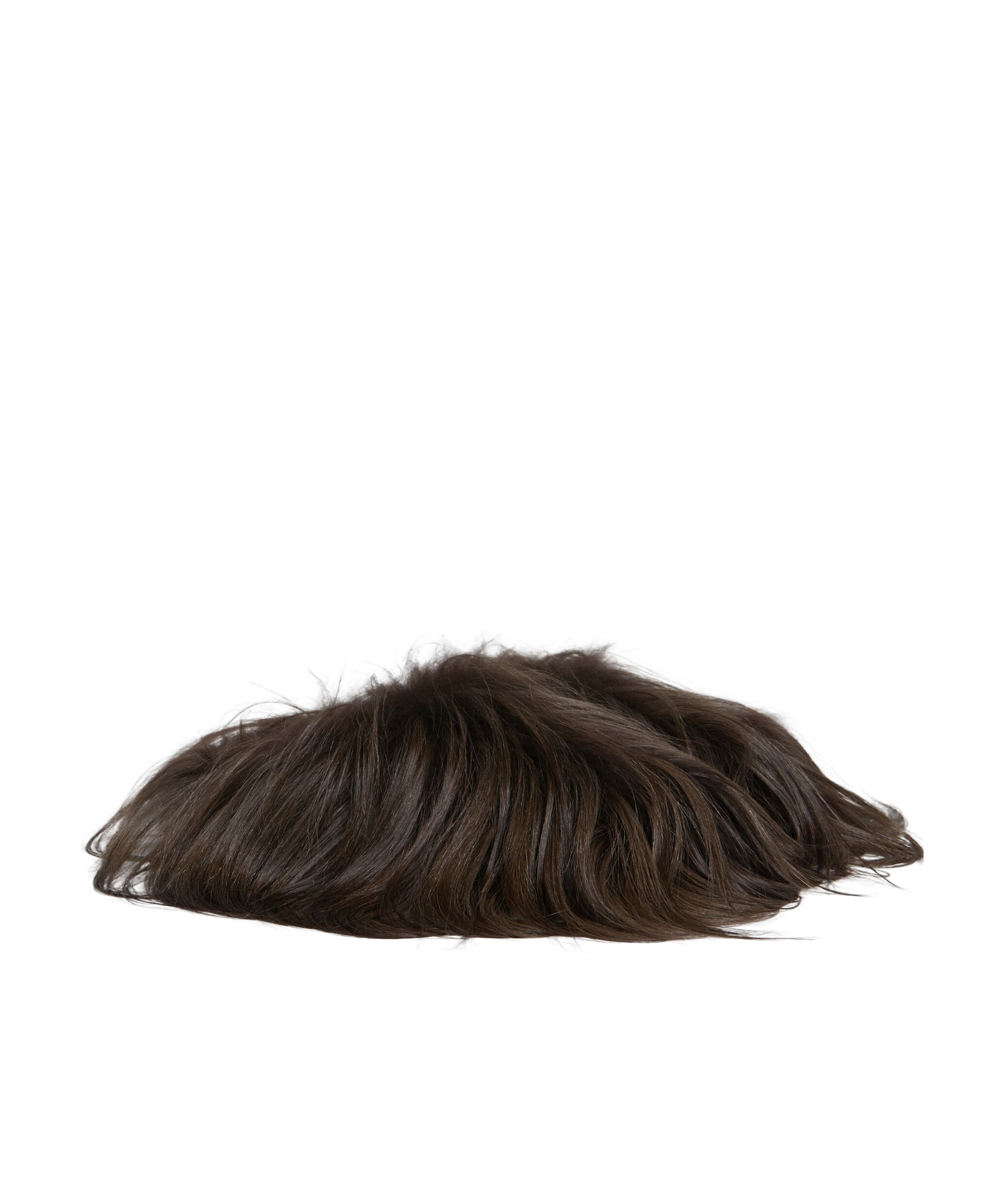 Marni Brown Long Hair Fur Fussbett Slippers In Black