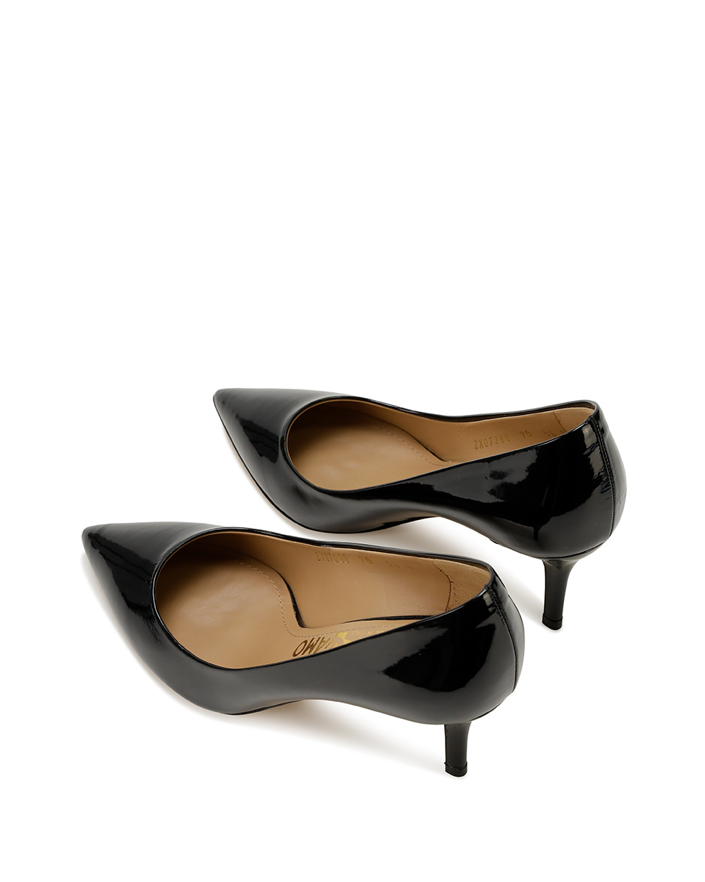 Ferragamo Cusp High-heeled Shoes In Black