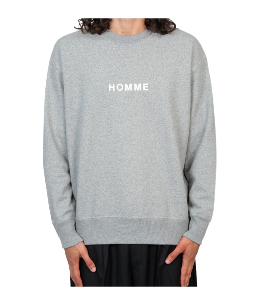 Comme Des Garçons Long-sleeved Sweater In Gray