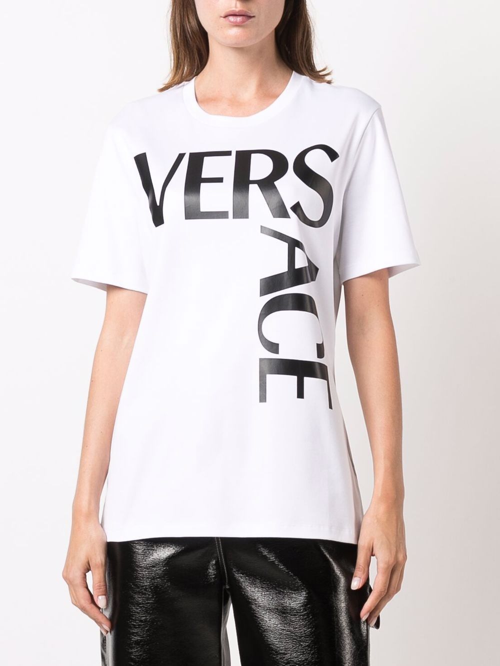 Versace Medusa Head Logo T-shirt In White