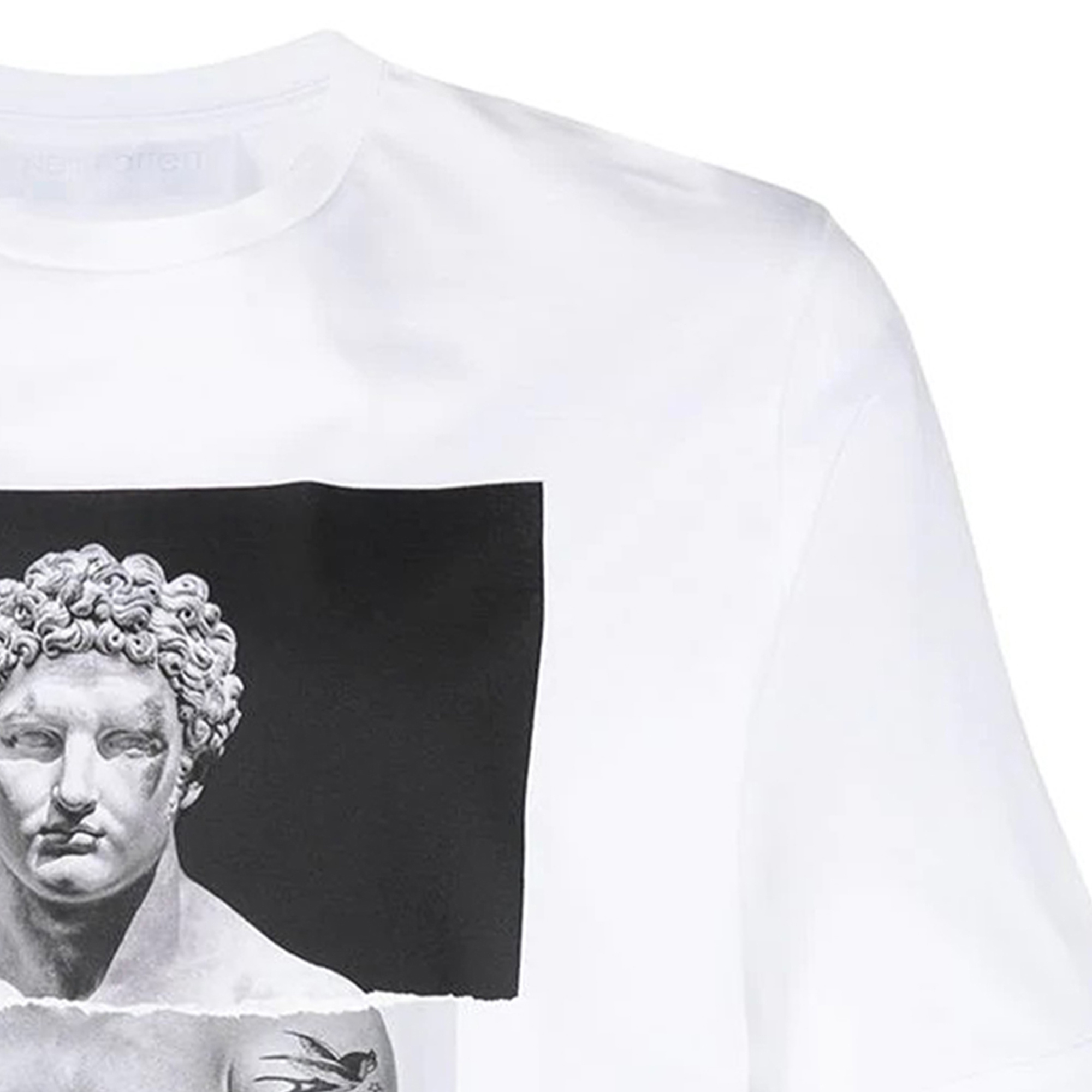 Neil Barrett Photo Printed Short-sleeved T-shirt In White