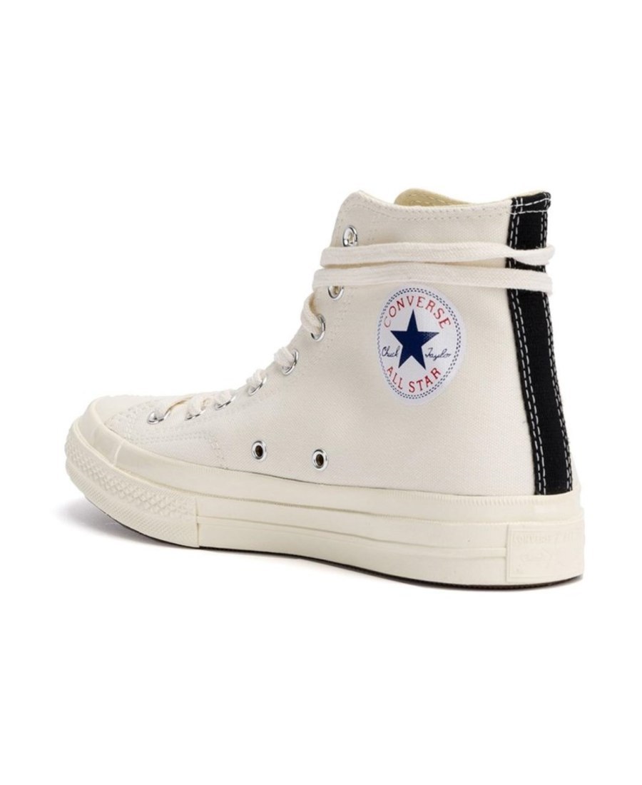 COMME DES GARÇONS PLAY X CONVERSE X CONVERSE CHUCK TAYLOR HIGH-TOP SNEAKERS