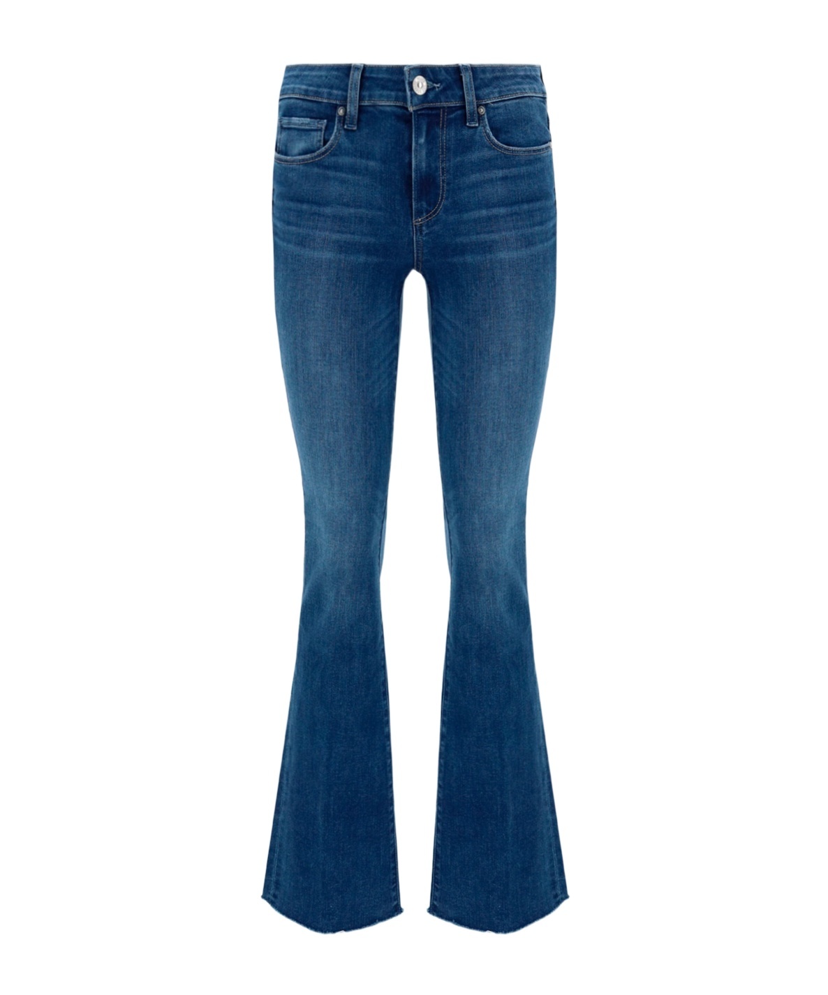 PAIGE BOOTCUT COTTON-BLEND JEANS