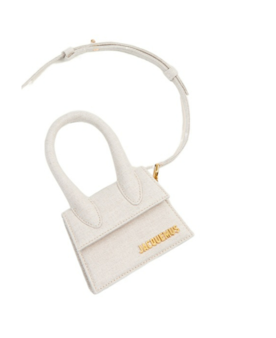 Shop Jacquemus Logo-plaque Mini Bag In White