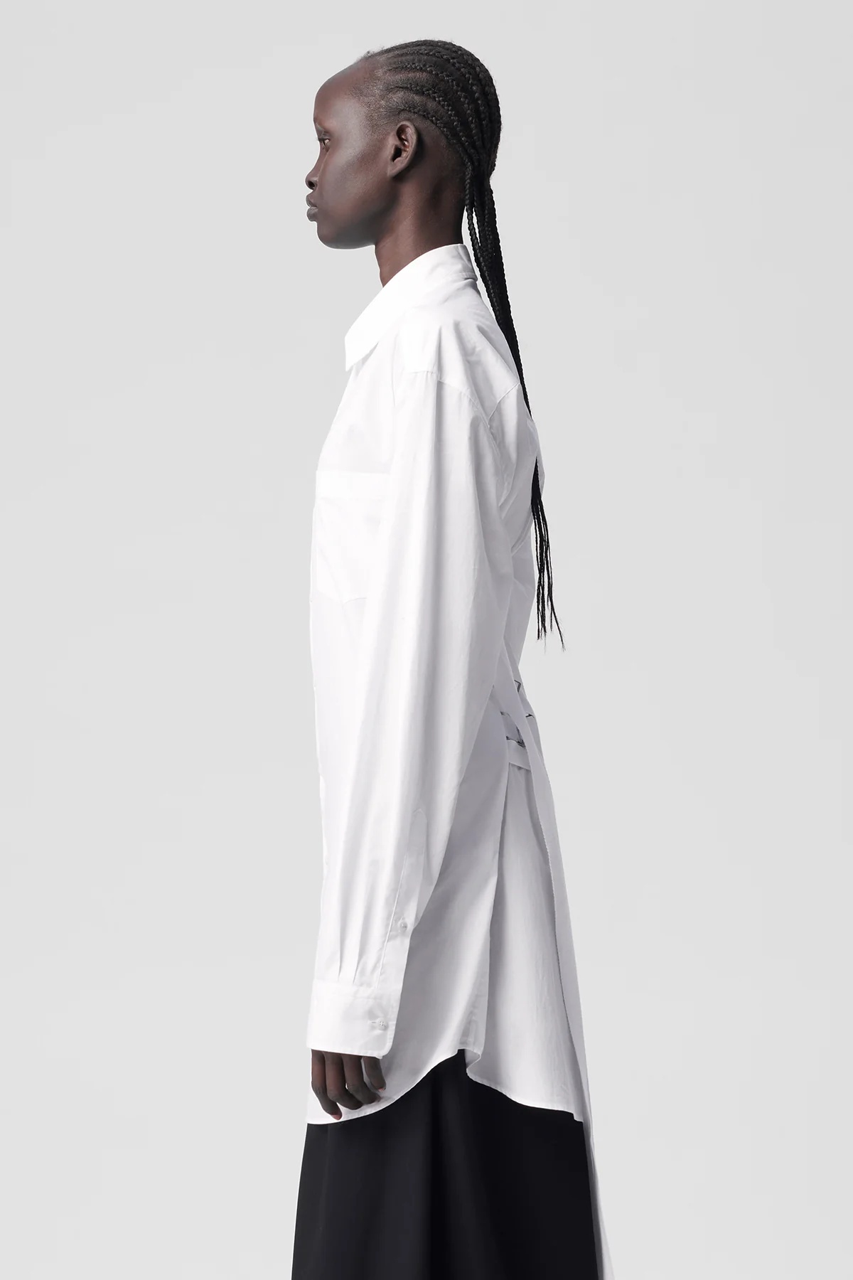 Ann Demeulemeester Dete Long Pocket Shirt In White