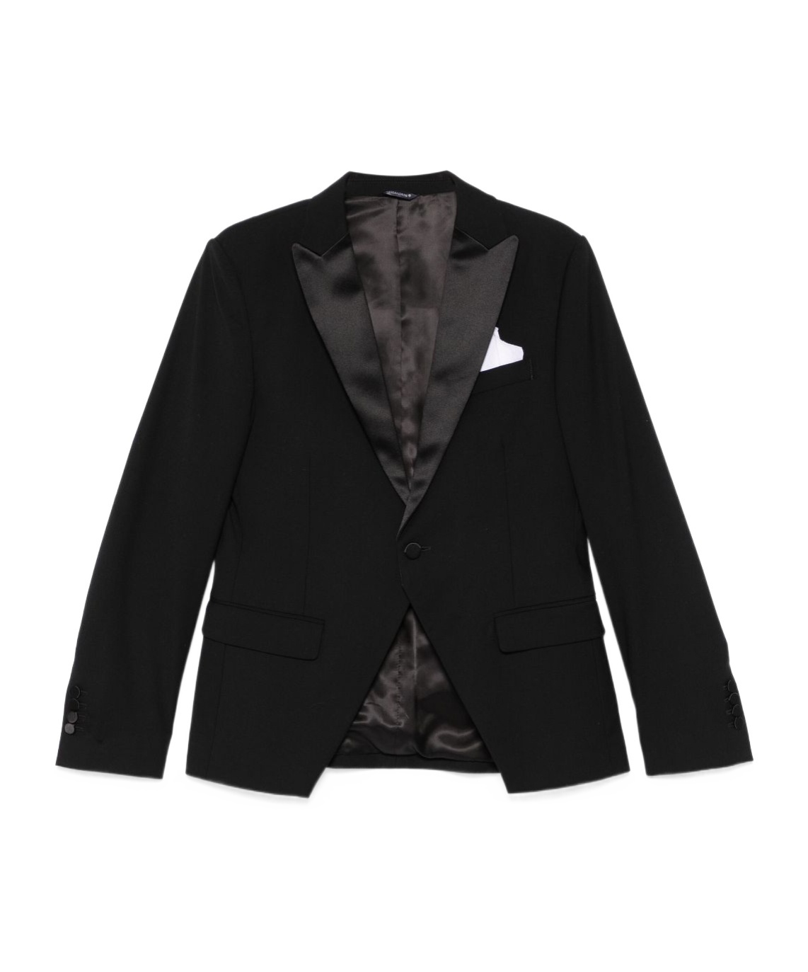 Shop Daniele Alessandrini Long-sleeved Suit Coat In Black