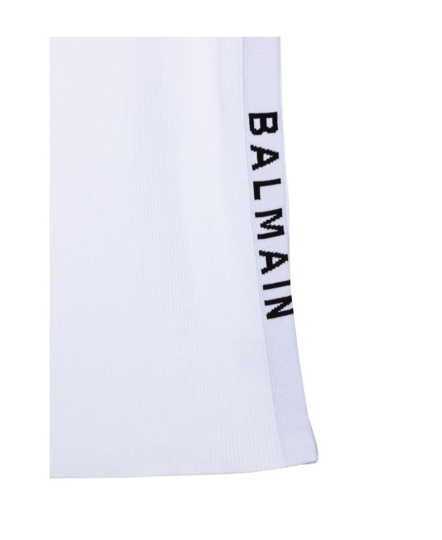 BALMAIN BALMAIN KIDS SIGNATURE LOGO DRESS 