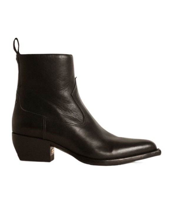 Golden Goose Debbie Leather Ankle Boots In Black