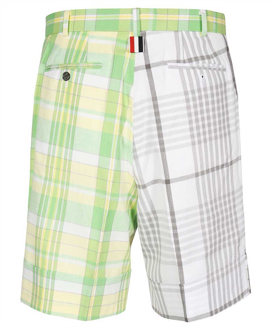 Thom Browne Checked Tailored-cut Shorts In White