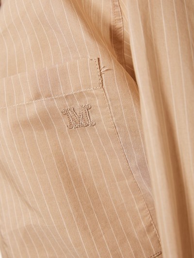 Shop Max Mara Brioso Striped Mini Dress