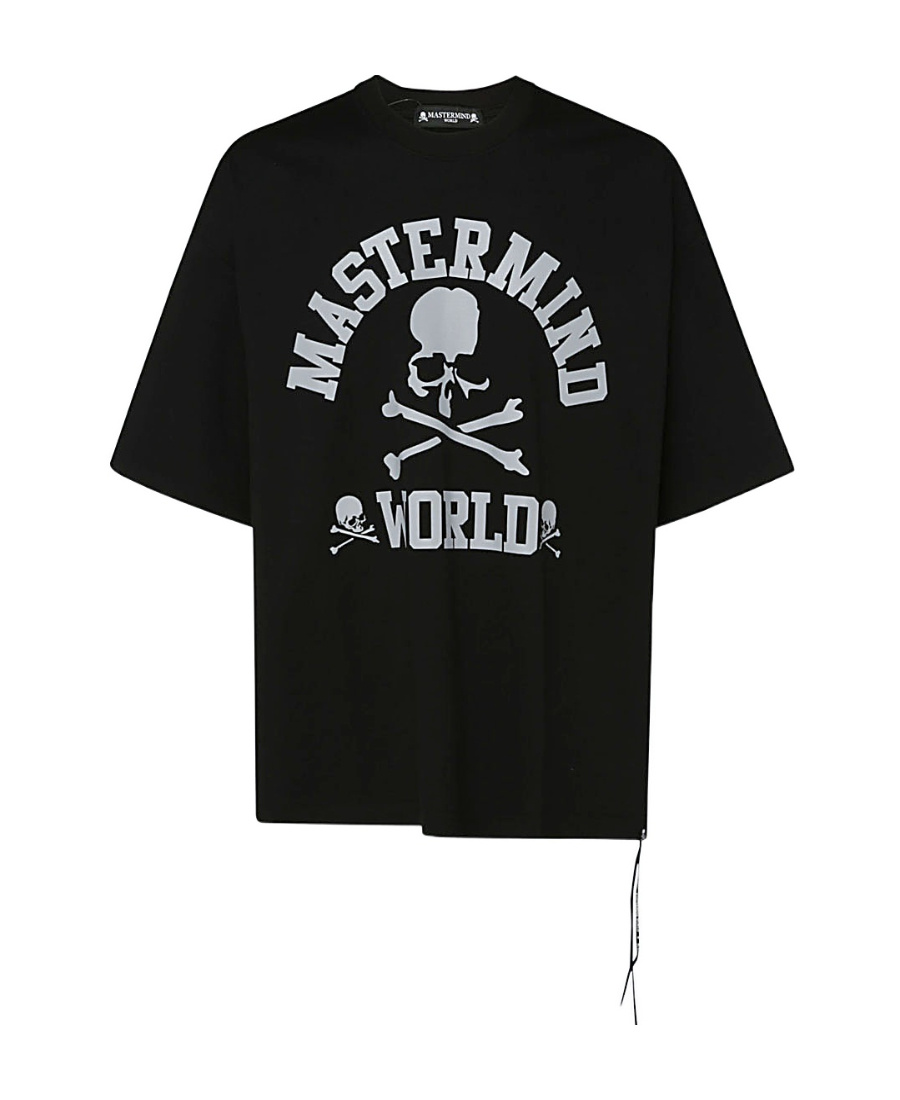 Mastermind Japan Print Short Sleeve T-shirt In Black