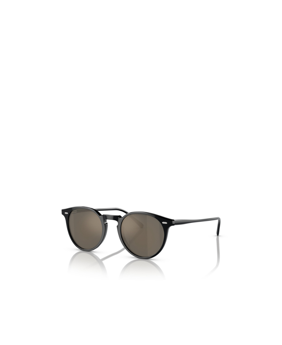 Oliver Peoples N.02 Sun Round-frame Sunglasses In Gray