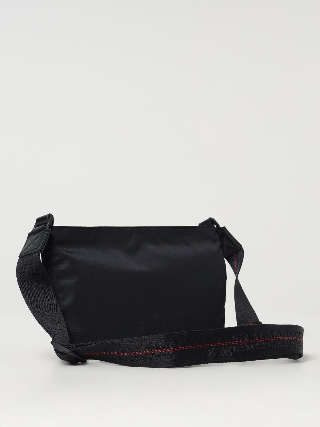 Off-white Logo Printed Shoulder Bag In Black